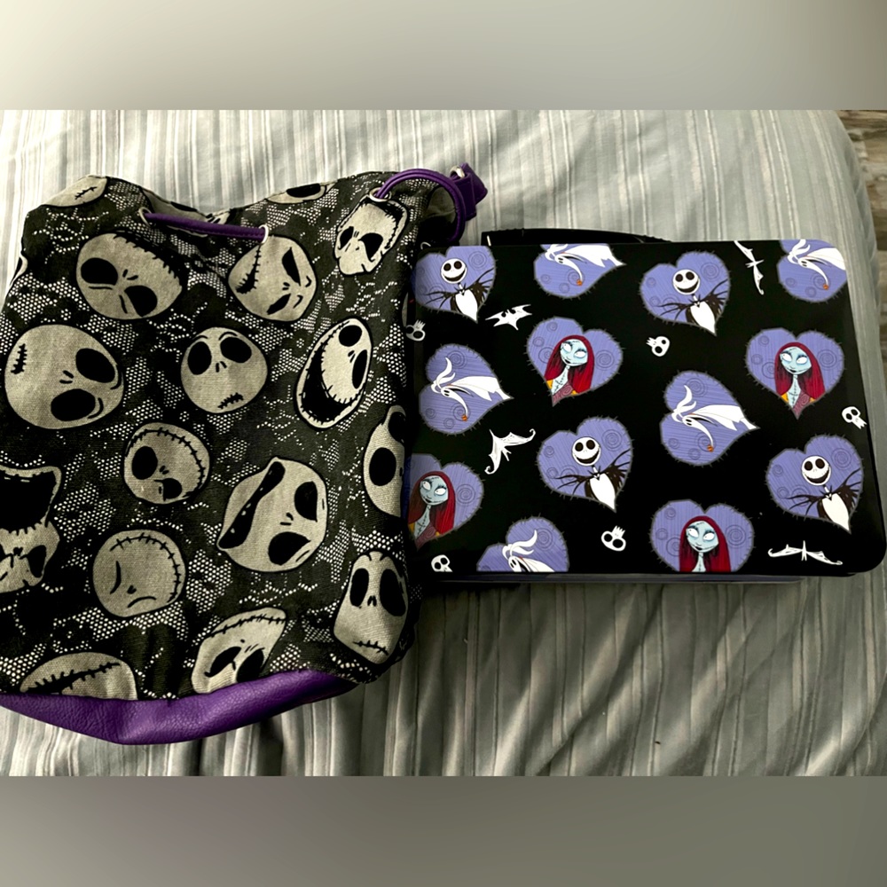 Nightmare Before Christmas bucket bag and lunch box
